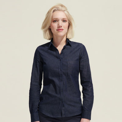 SOLS Barry Women's Denim Shirt