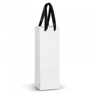 Champagne Ribbon Handle Paper Bag - Full Colour